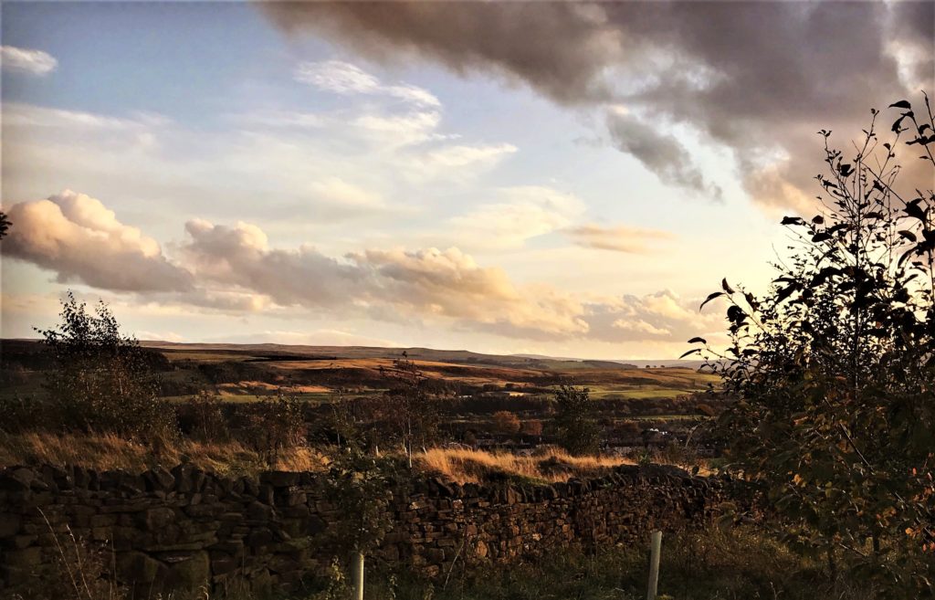 View over North Yorkshire moors from Greenholes